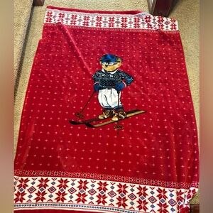 Polo Ski Bear Blanket